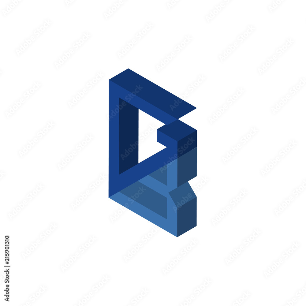 GB,BG isometric right top view 3D icon GB,BG isometric right top view 3D icon