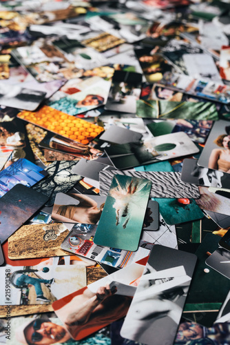 Picture of my as calling card printed Stocksy pictures photo