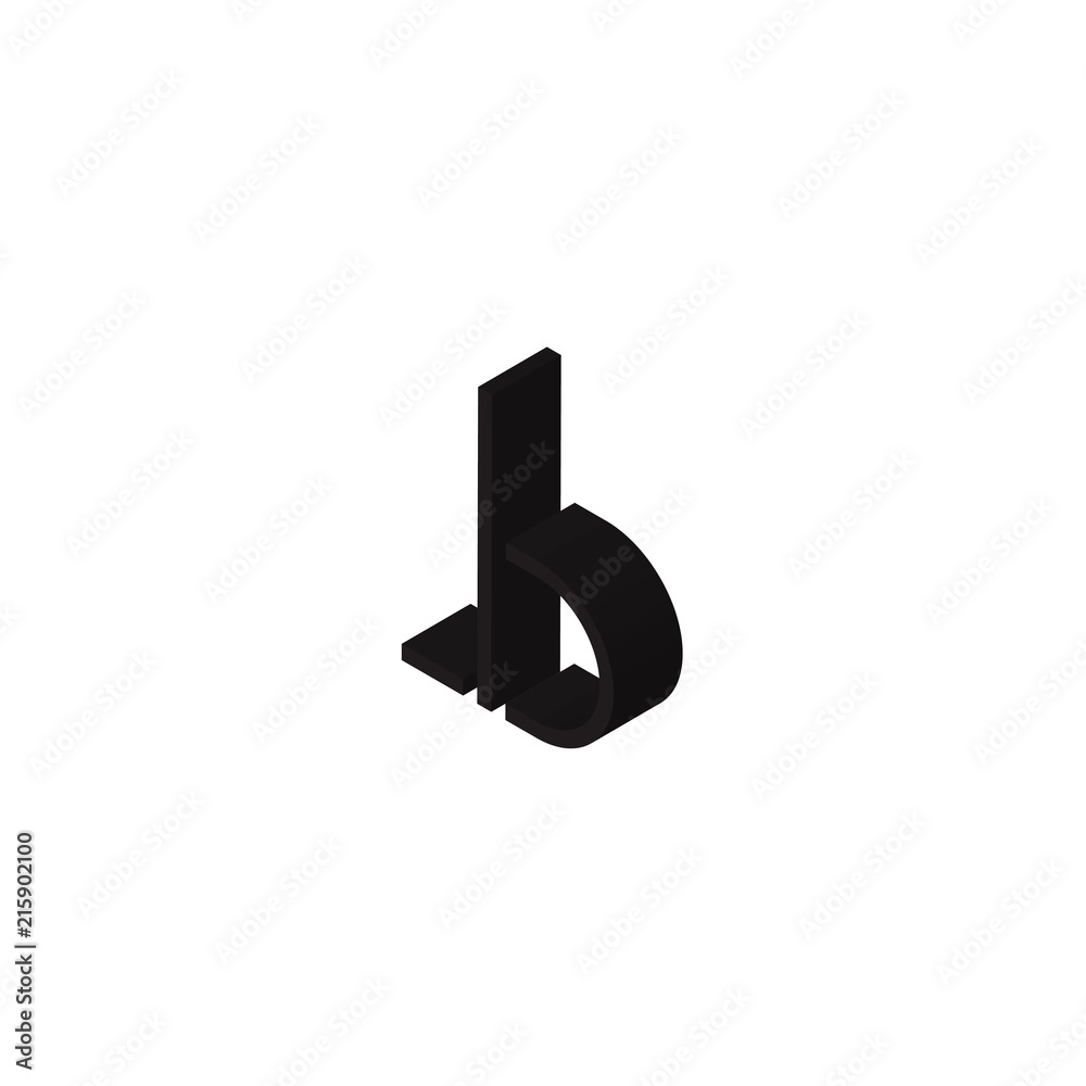 BL,LB isometric right top view 3D icon BL,LB isometric right top view 3D icon