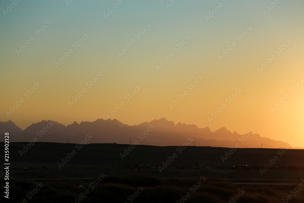 Everlasting mountains in Egypt