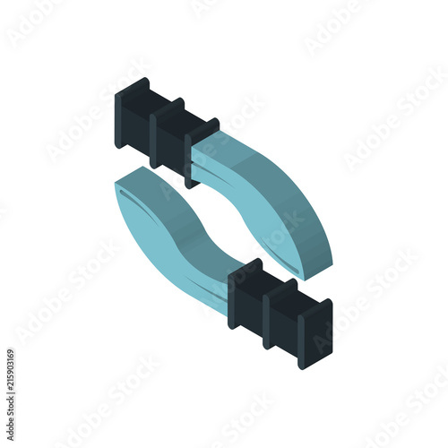 gurkha isometric right top view 3D icon