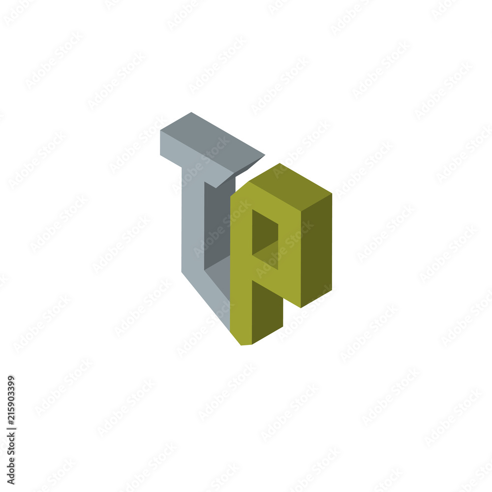 TP isometric right top view 3D icon TP isometric right top view 3D icon