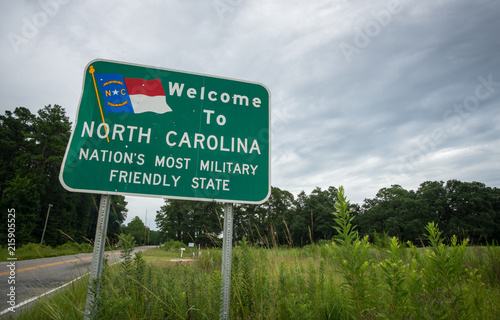 North Carolina Welcome Sign