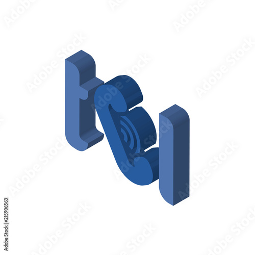  isometric right top view 3D icon