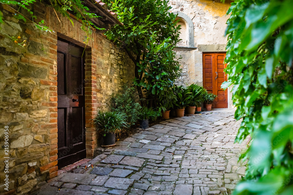 Medieval Village in Tuscany, Italy