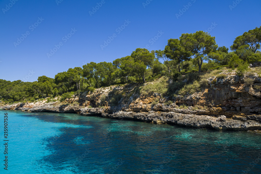 Mallorca Sommer Urlaub mit blauen Himmel Ostküste 