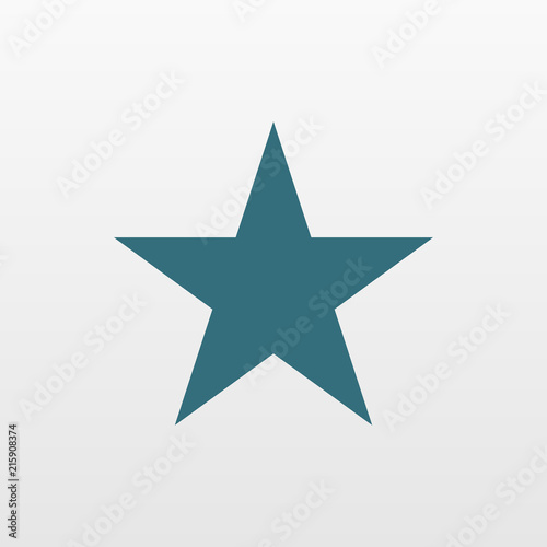 Star icon isolated on background. Modern simple sparkle flat sign. Business, internet concept. Trend