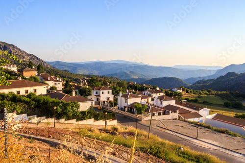 Early morning view over Benaocaz photo