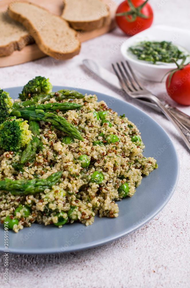 Vegetables with quinoa Vegetables with quinoa