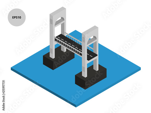 Isometric bridge vector