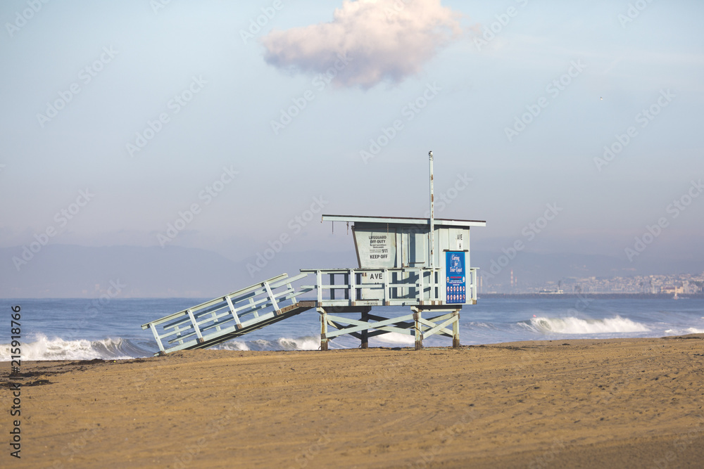 Obraz premium Lifeguard Tower Torrance Beach, CA