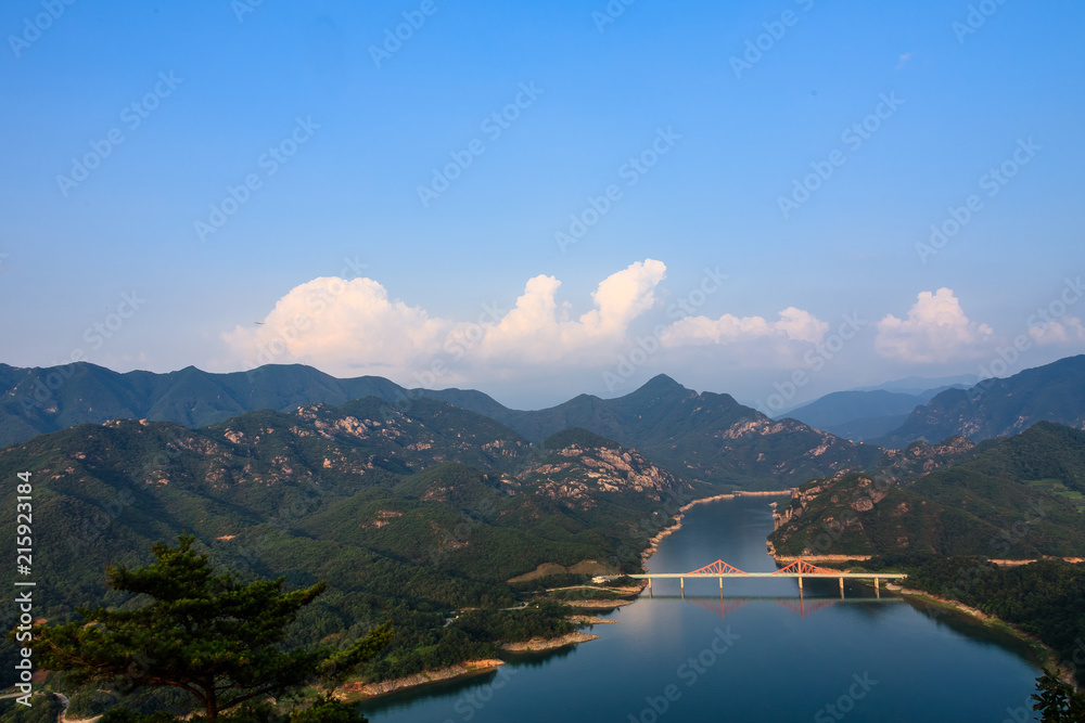 Oksundae Bridge in Jecheon Oksundae Bridge in Jecheon
