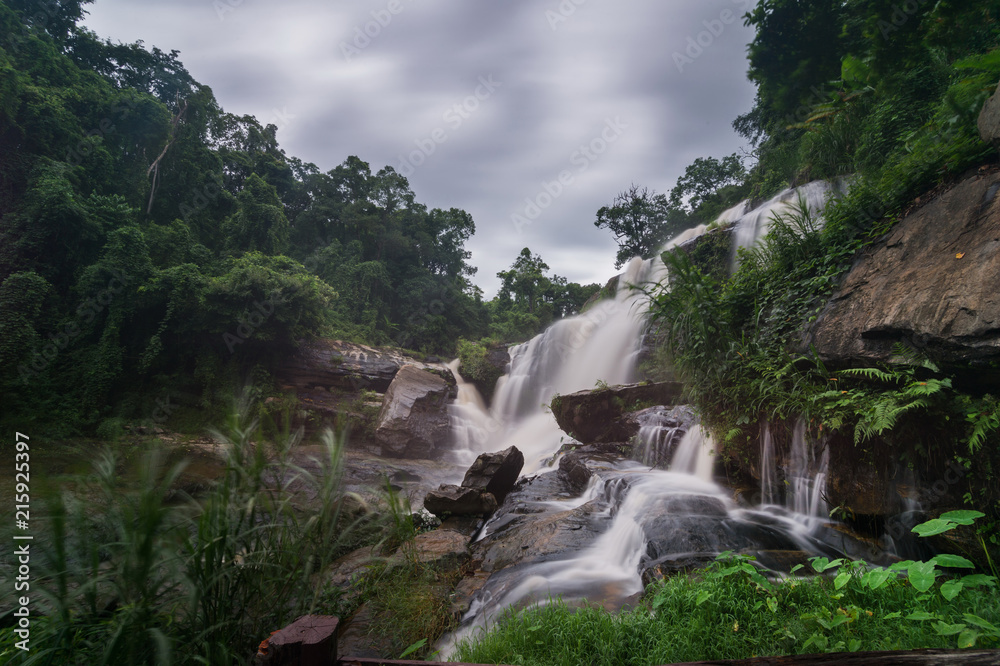 Mae klang waterfull, chiangmai, thailand