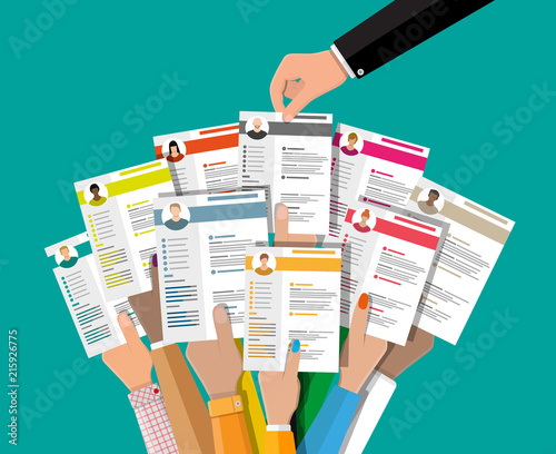Human resources management concept