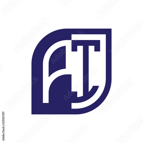 PI initial letter emblem logo negative space