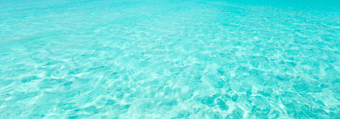 Gordijnen Koraalgroen ocean water background  © Pakhnyushchyy