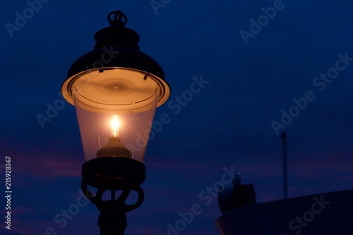 Street lamp at night