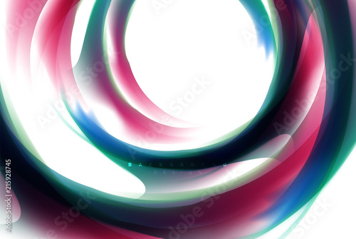 Holographic fluid colors flow, colorful liquid mixing colours motion concept