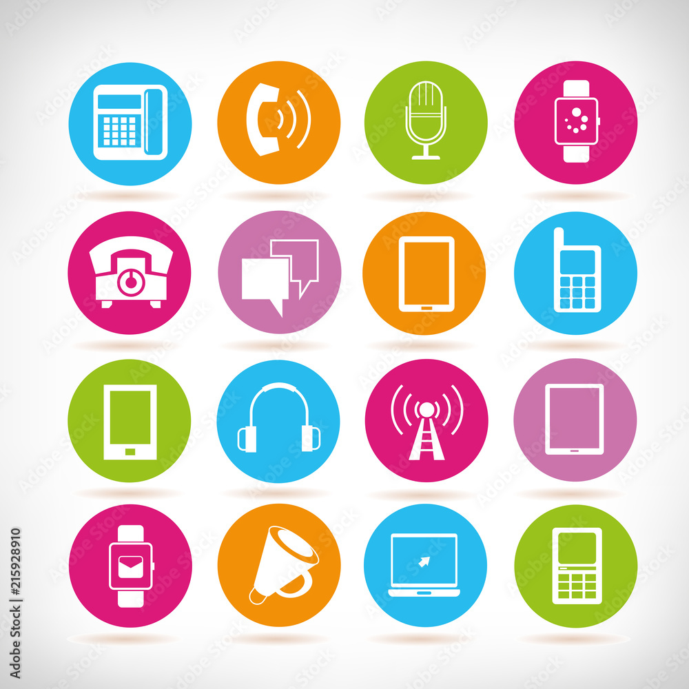 contact icons, phone icons contact icons, phone icons