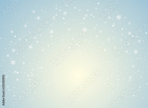 雪の空