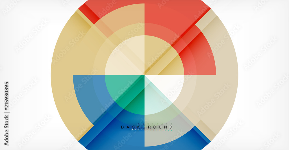 Vector circle abstract background Vector circle abstract background