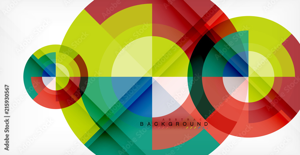 Vector circle abstract background Vector circle abstract background