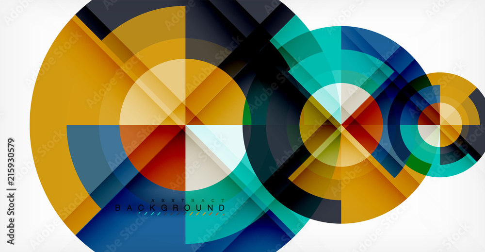 Vector circle abstract background Vector circle abstract background