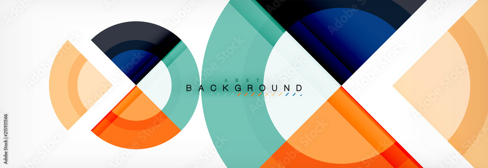 Vector circular geometric abstract background Vector circular geometric abstract background