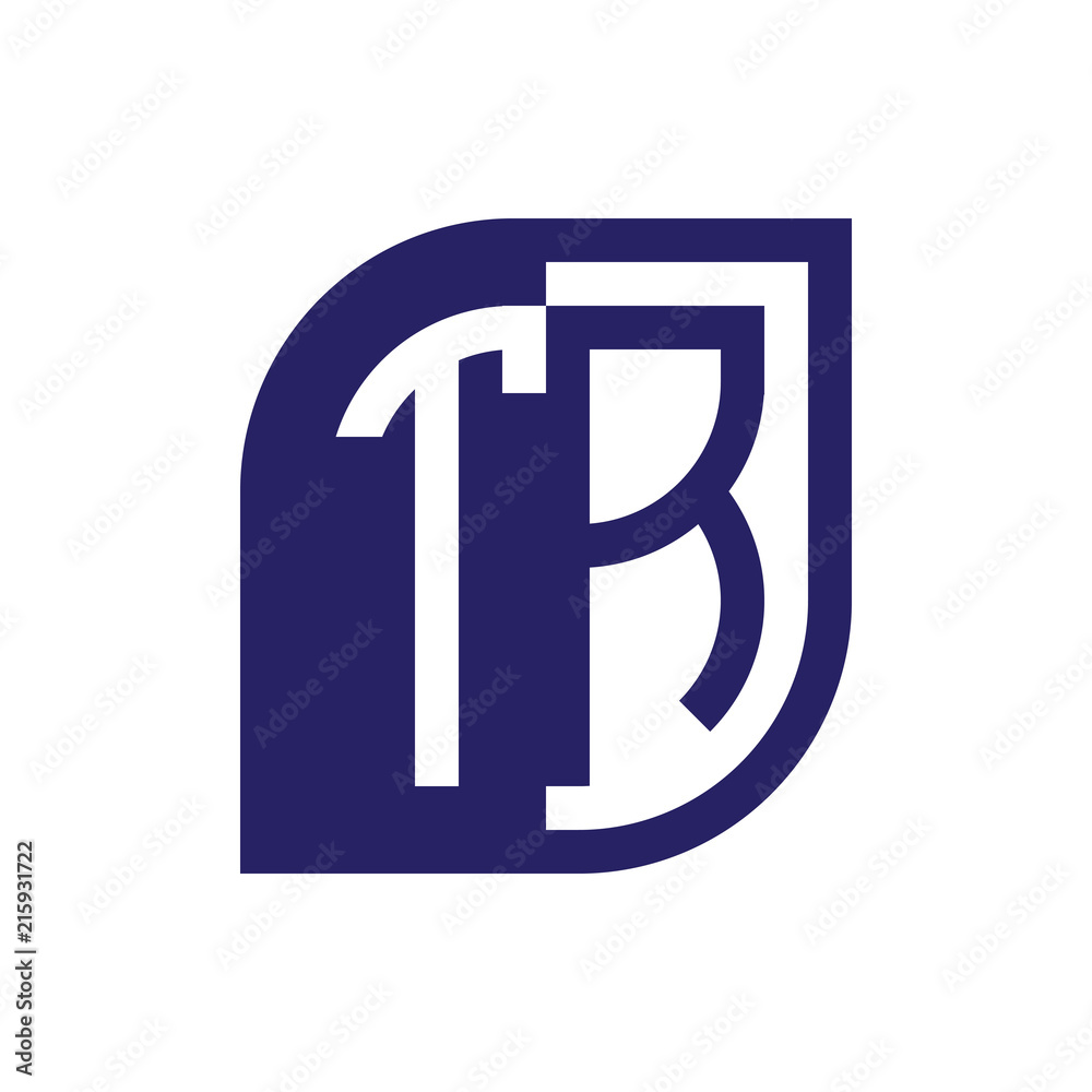 TR initial letter emblem logo negative space TR initial letter emblem logo negative space