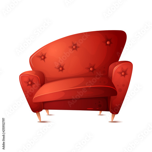 Cartoon safe illustration on the white background. Vector eps 10