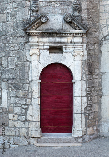 old red door