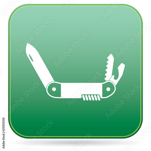 Camping knife icon