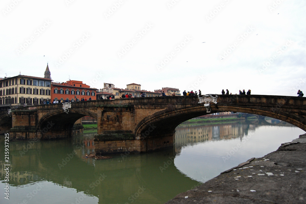 ponte Santa Trinita in Florence, Italy