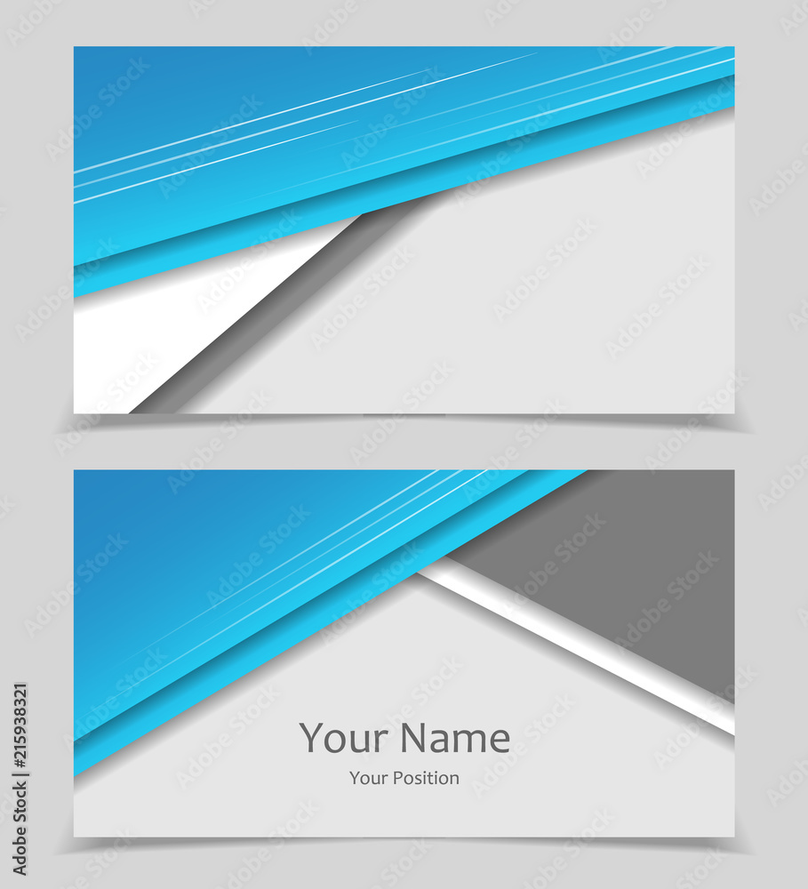 Naklejka premium business cards set