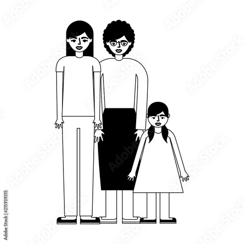 grandmother with daughter and granddaughter