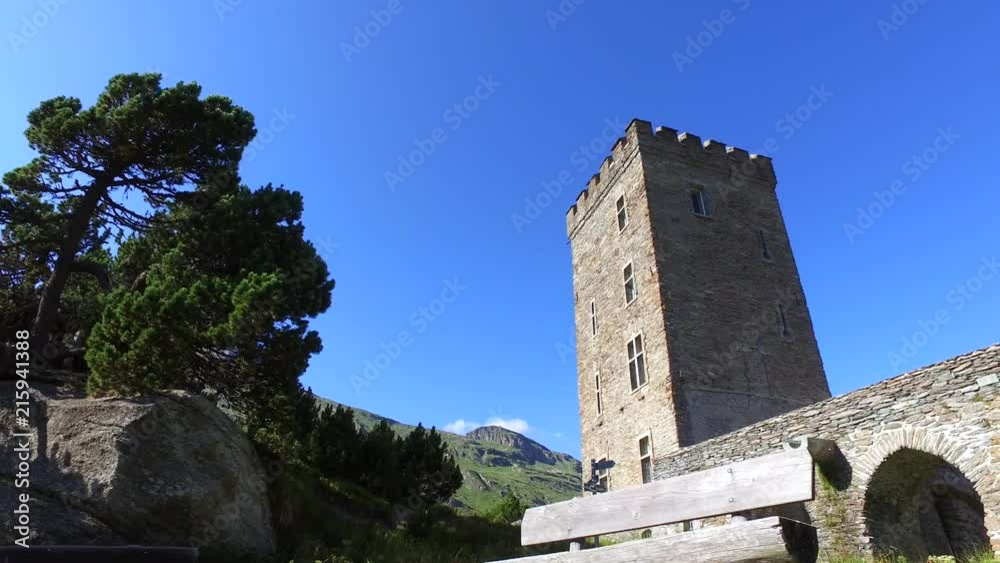 The Belvedere Tower at Maloja Pass The Belvedere Tower at Maloja Pass