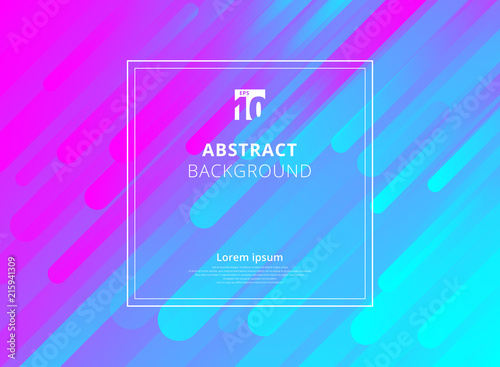 Abstract colorful geometric dynamic shapes background with white frame space for text.