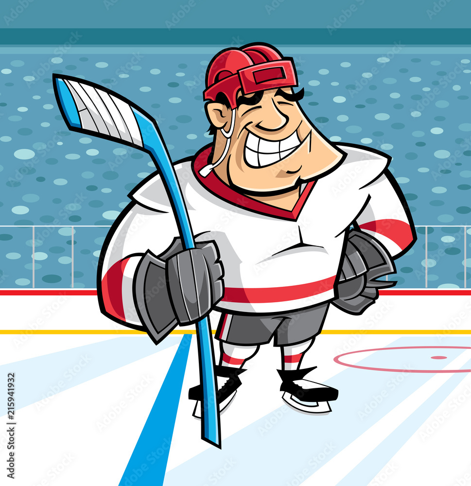 Fototapeta premium Hockey player