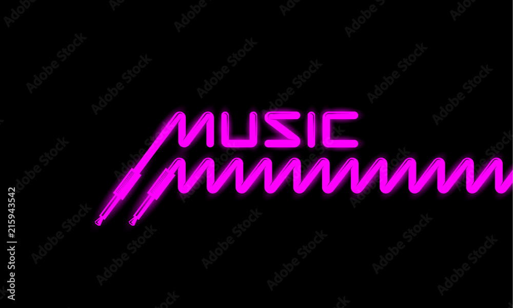 Fluorescent Trans Music Banner. Audio plug and spring cord. Fluorescent Trans Music Banner. Audio plug and spring cord.
