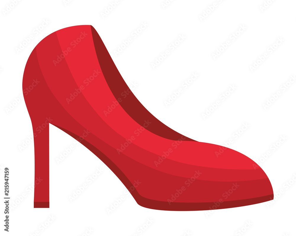 Obraz premium high heel shoes female isolated icon