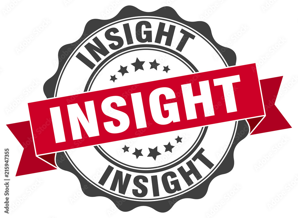 Fototapeta premium insight stamp. sign. seal