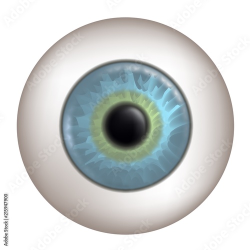 Blue eye illustration