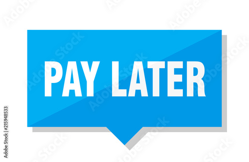 pay later price tag