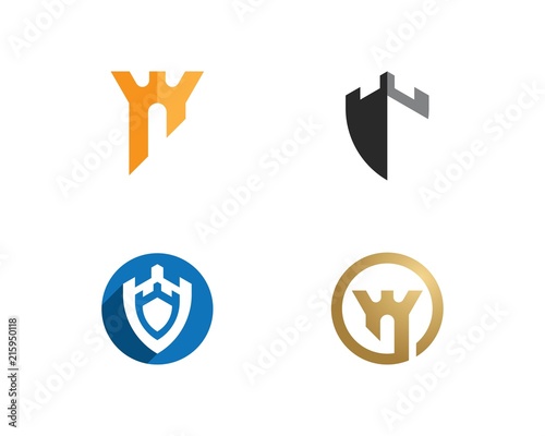 castle logo vector