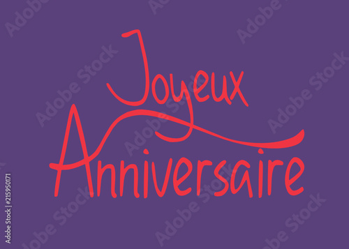 Joyeux anniversaire