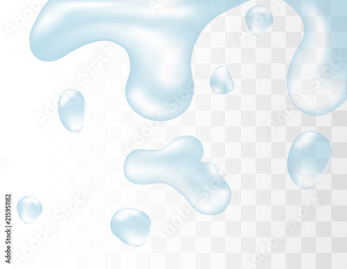 transparent water elements