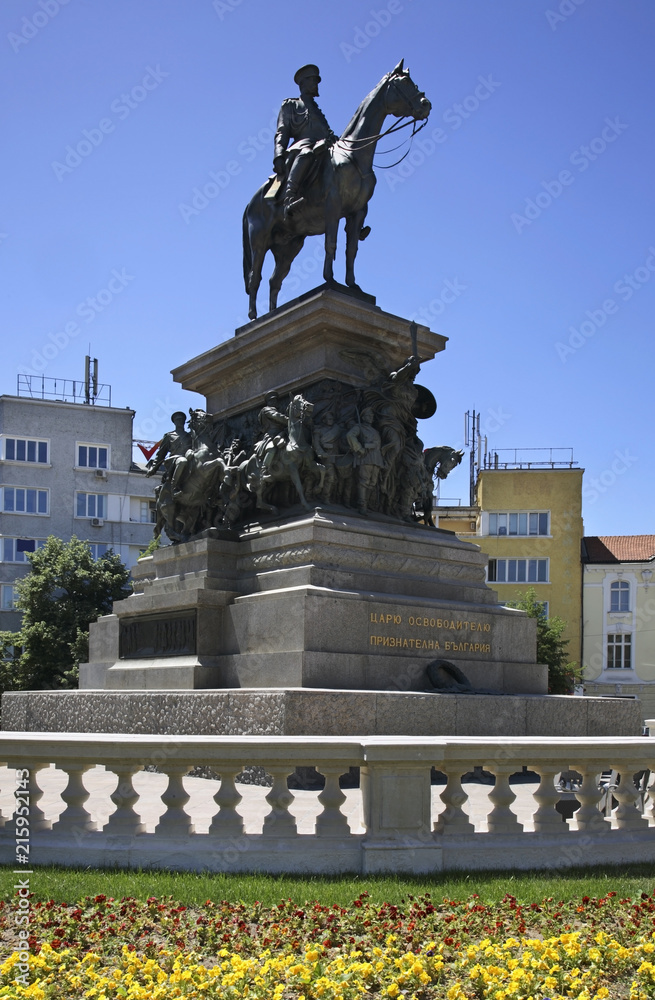 Monument to Tsar Liberator in Sofia. Bulgaria