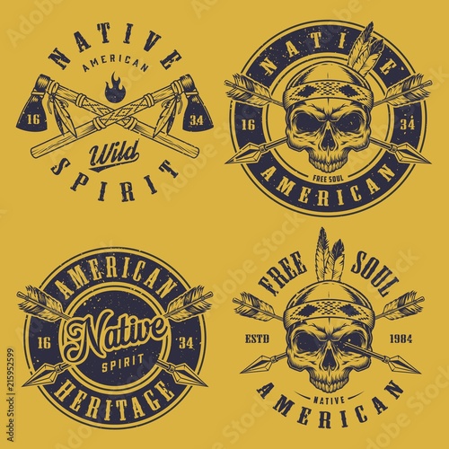Set of skull tribe