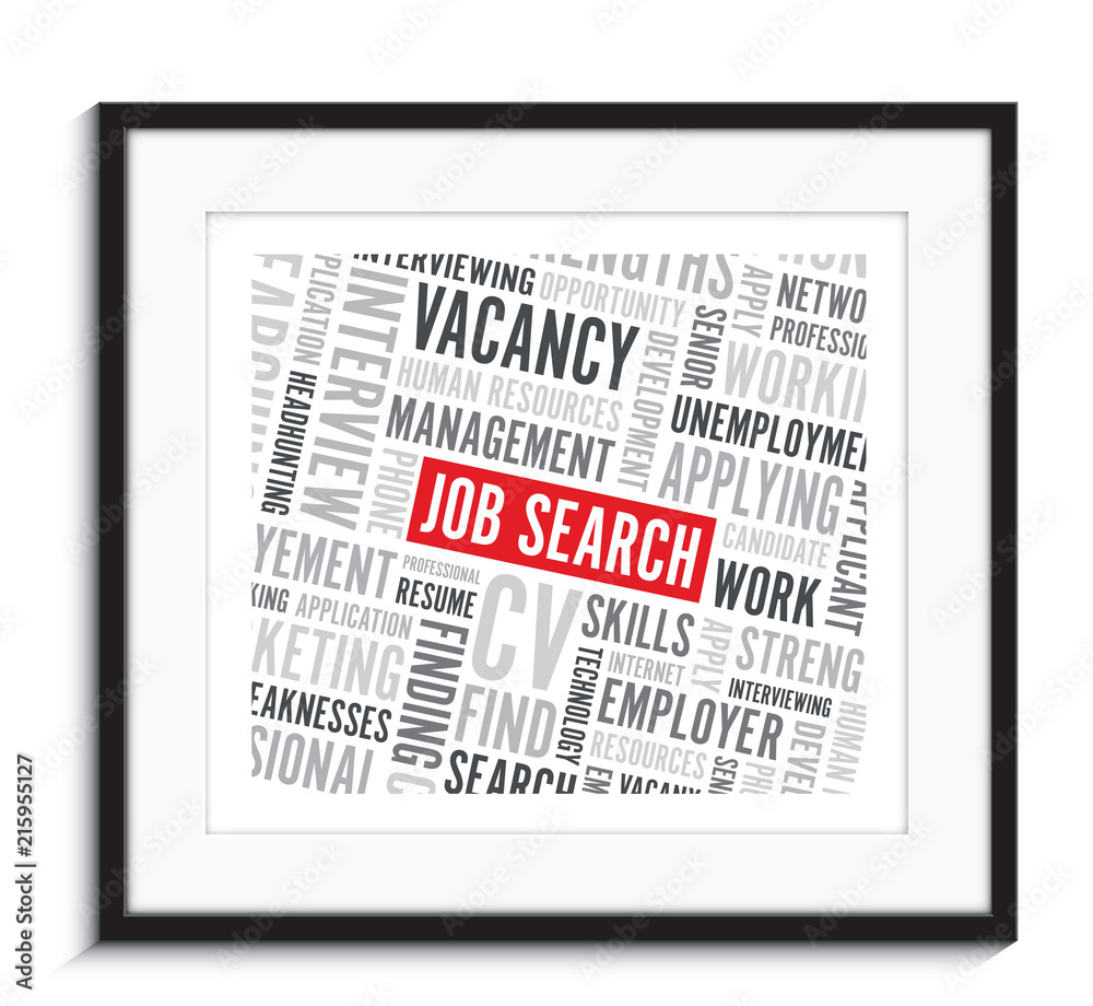 job search word background picture frame job search word background picture frame