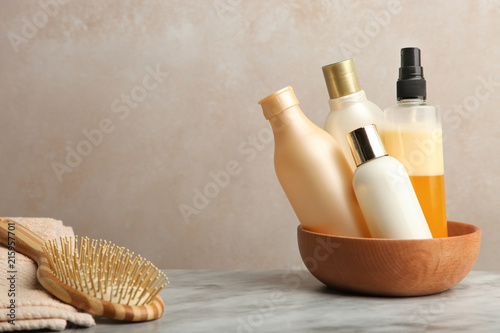 Hair care products photo